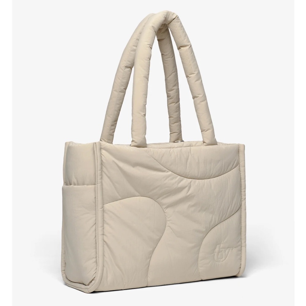 Thirty Years Drift Puffer Tote- Pebble